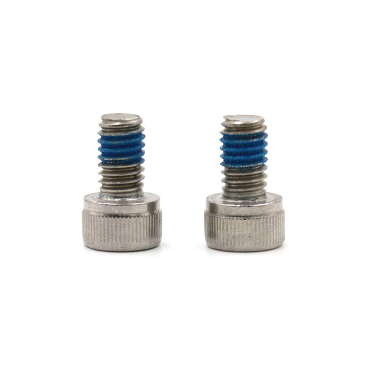 Stainless steel 304 hex socket cup head screw with nylon patch