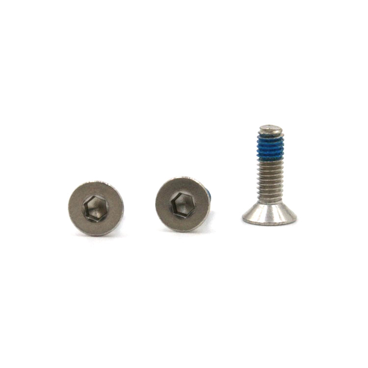 Stainless steel 304 M3 flat countersunk head hex socket micro mini locking screws