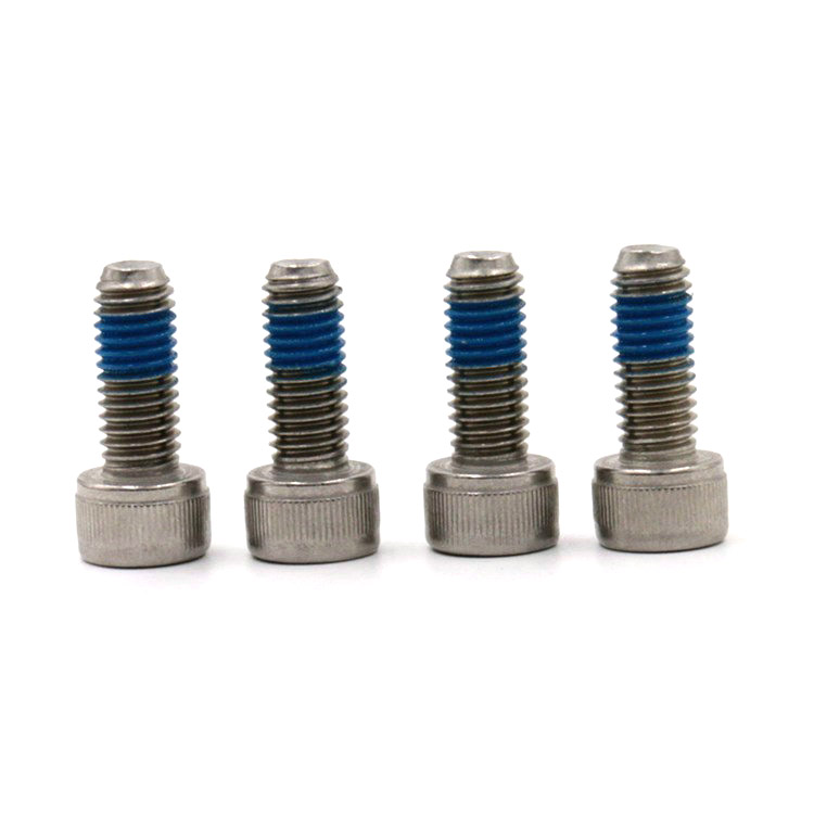 Stainless steel A2-70 hexagon socket cup head screw with nylon patch