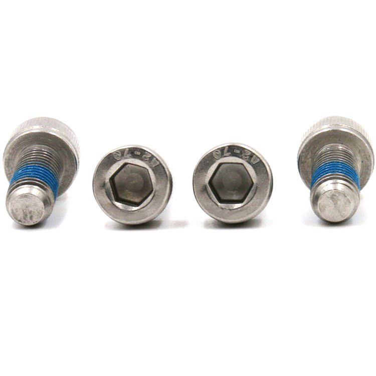 Stainless steel A2-70 hexagon socket cup head screw with nylon patch