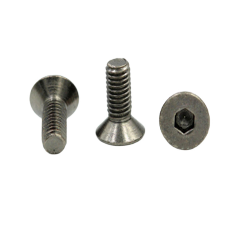 Stainless steel countersunk head hex socket screws