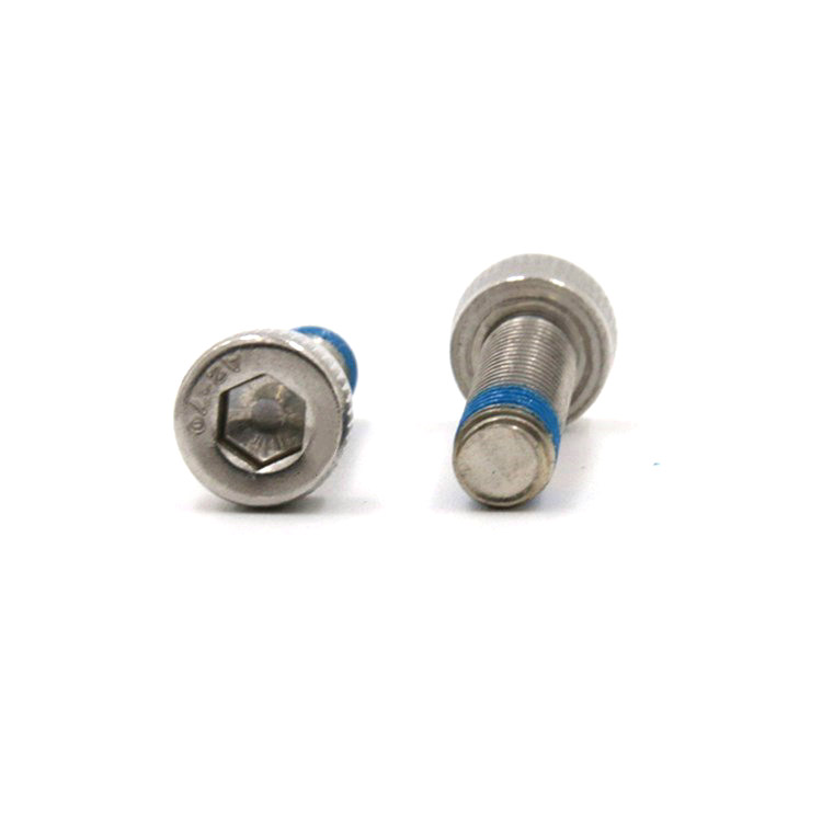 Stainless steel hexagon socket cup head screw with nylon patch