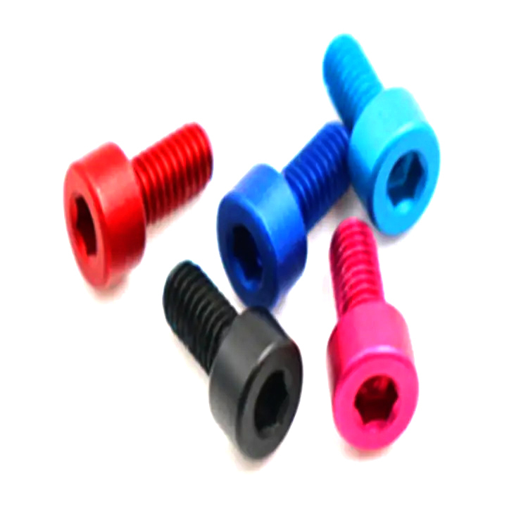 Hot products anodized aluminum hexagon socket head cup screw