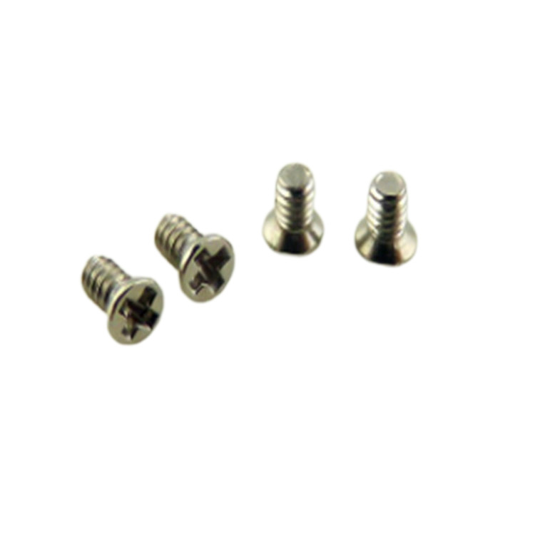 Nickel plated M1 countersunk head super mini screw for glasses