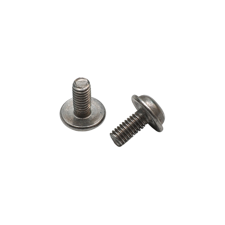 Carbon steel m2 machine thread pan washer head torx t5 screw 