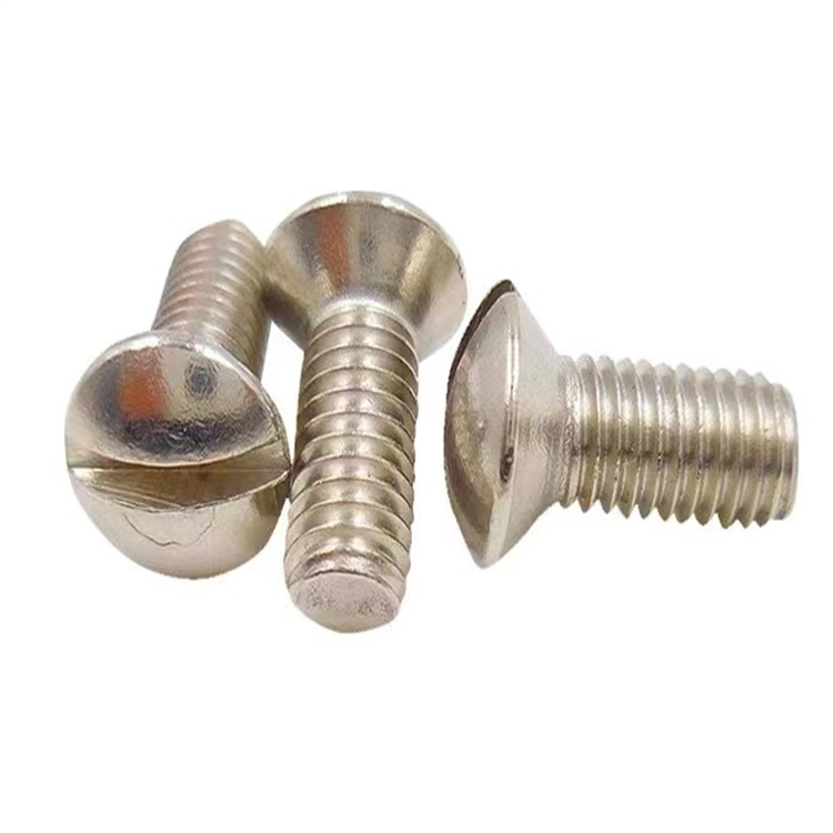 GB69 High quality m5 raised countersunk head slotted screw fastener 