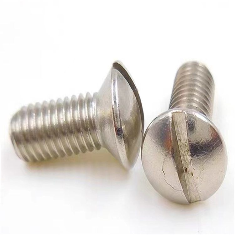 GB69 High quality m5 raised countersunk head slotted screw fastener 