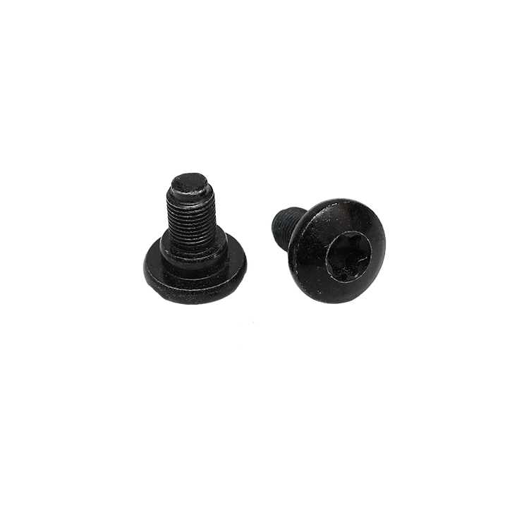 M4 black oxide round head T15 stainess steel step screw