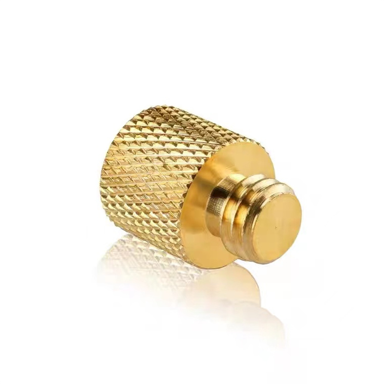 New design quarter-20 brass transfer screw for camera tripod 