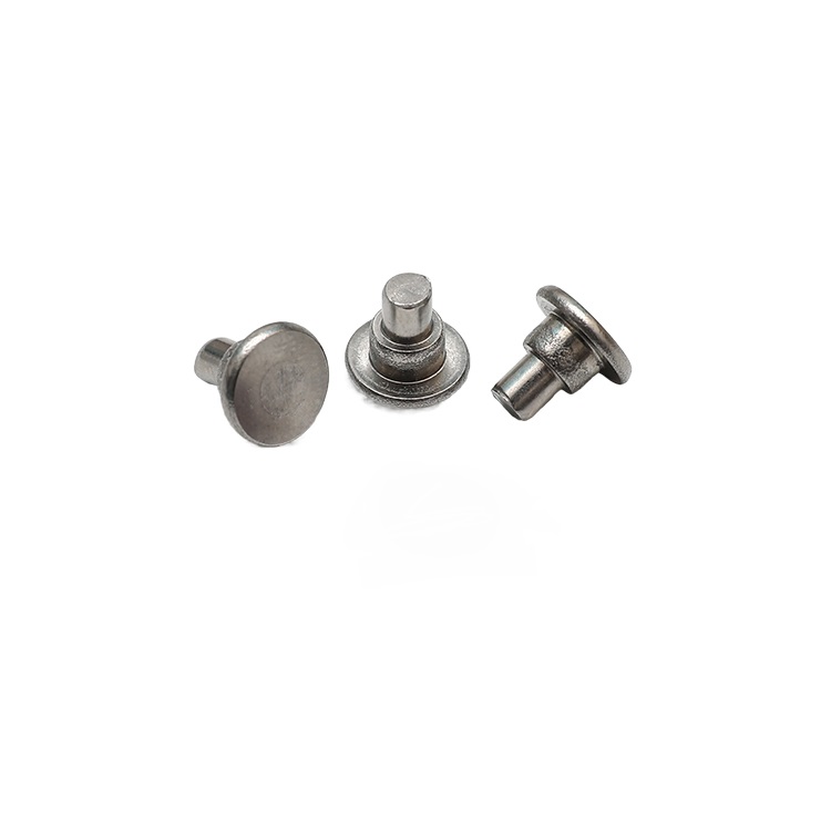 Non standard blue white zinc plated carbon steel shoulder screw