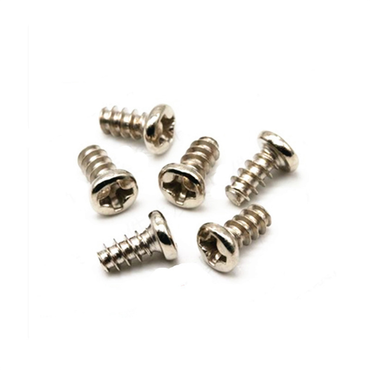 M1.6 pan head stainless micro screws for plastic 