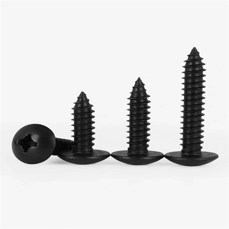 Stainless steel big truss head m5 self tapping screw for wood 
