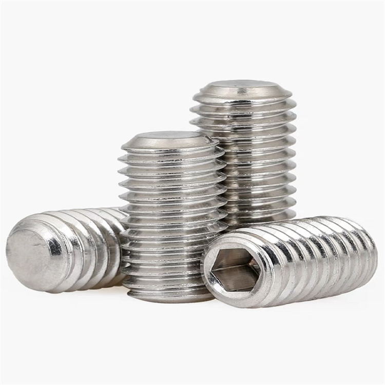 Stainless steel flat point allen drive m3 grub screw 