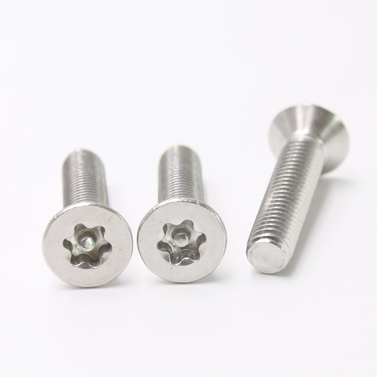 Custom-m4-stainless-steel-machine-thread-countersunk-head-anti-theft-screw