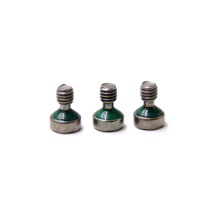 low cup head stainless steel customized m5 half thread security screw 